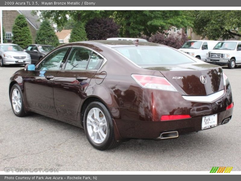 Mayan Bronze Metallic / Ebony 2009 Acura TL 3.5