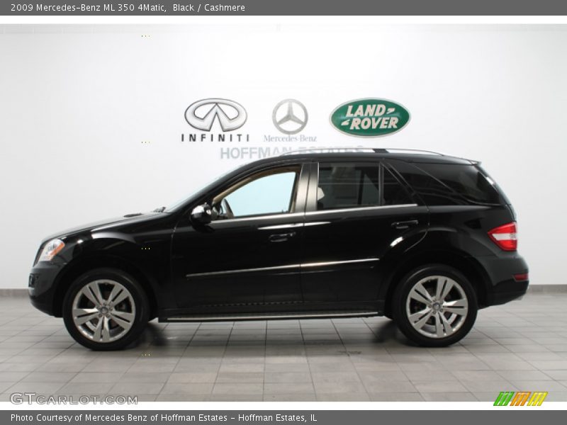 Black / Cashmere 2009 Mercedes-Benz ML 350 4Matic