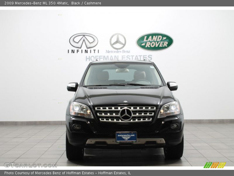 Black / Cashmere 2009 Mercedes-Benz ML 350 4Matic