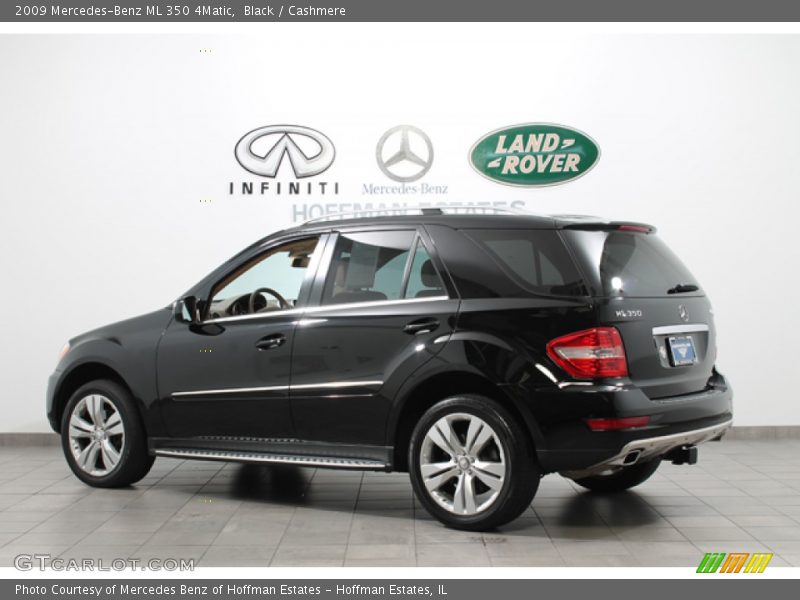 Black / Cashmere 2009 Mercedes-Benz ML 350 4Matic