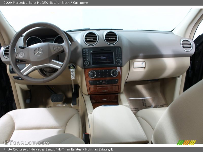 Black / Cashmere 2009 Mercedes-Benz ML 350 4Matic
