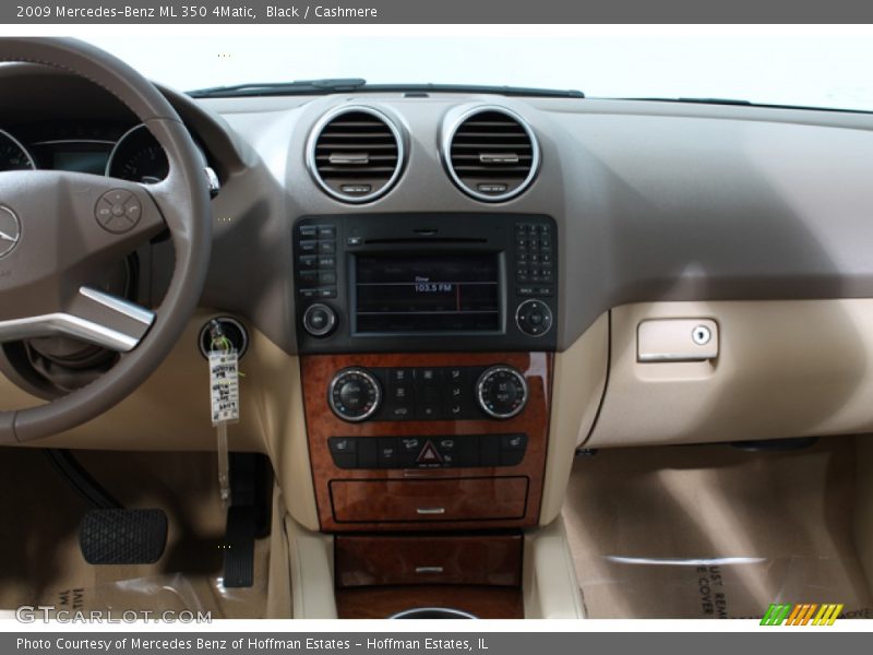 Black / Cashmere 2009 Mercedes-Benz ML 350 4Matic
