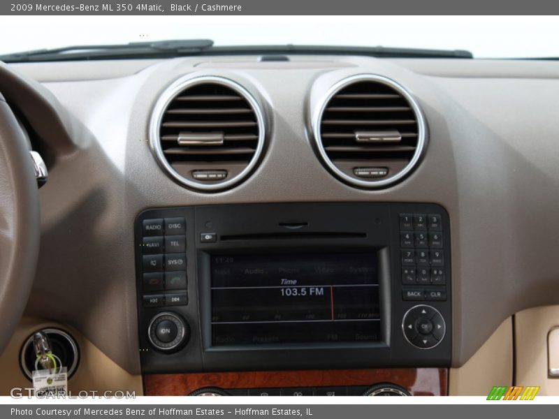 Black / Cashmere 2009 Mercedes-Benz ML 350 4Matic