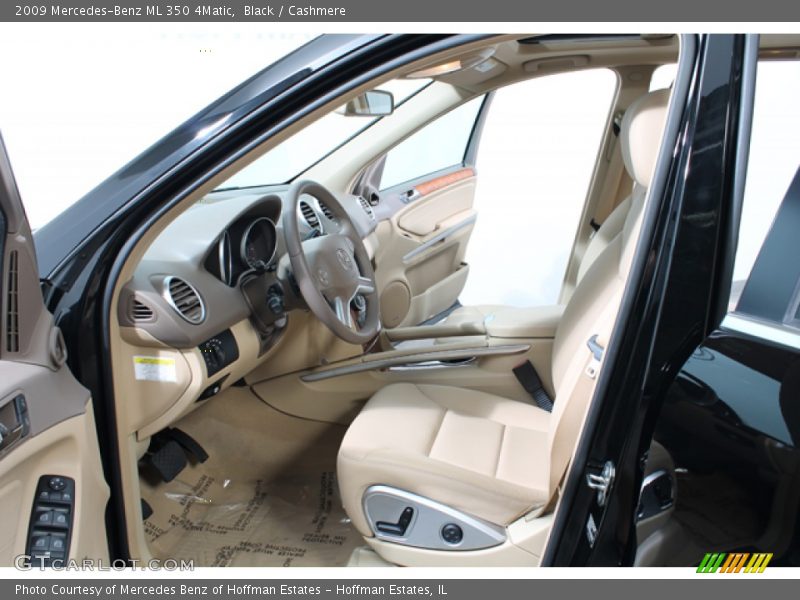Black / Cashmere 2009 Mercedes-Benz ML 350 4Matic