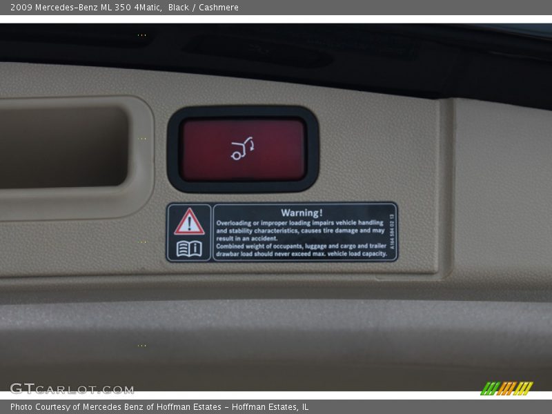 Black / Cashmere 2009 Mercedes-Benz ML 350 4Matic