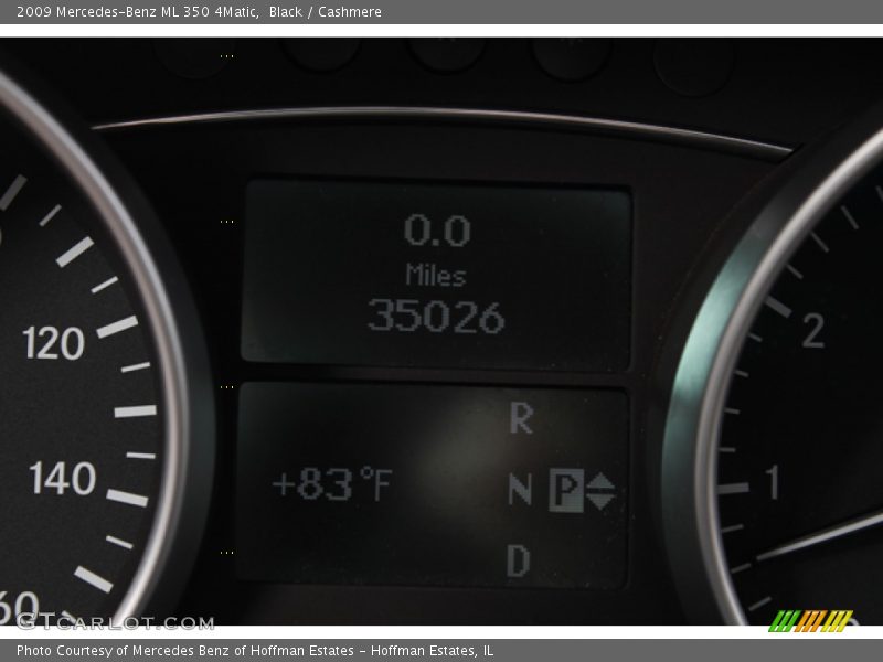 Black / Cashmere 2009 Mercedes-Benz ML 350 4Matic