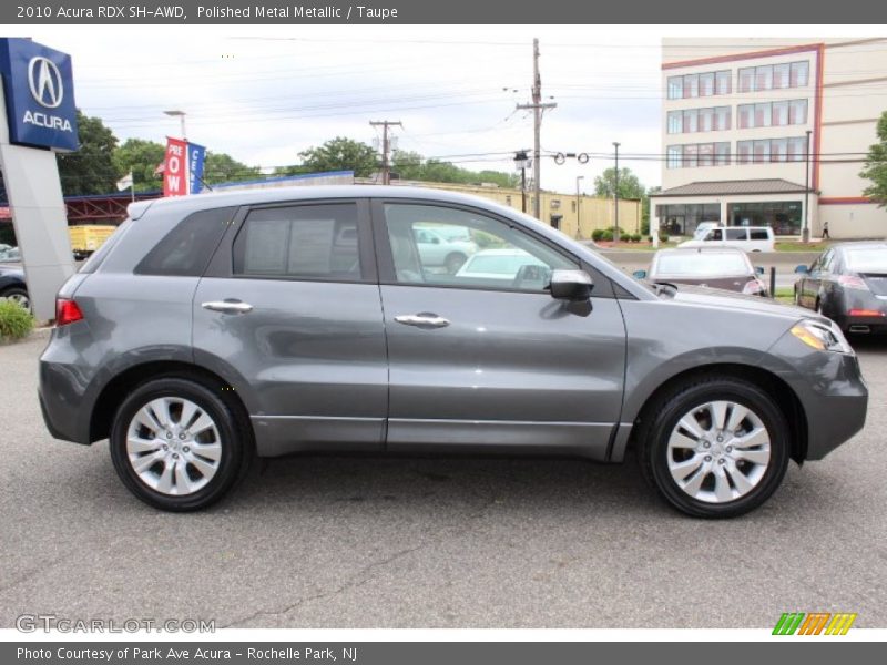 Polished Metal Metallic / Taupe 2010 Acura RDX SH-AWD