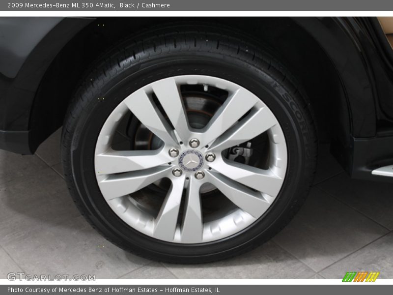 Black / Cashmere 2009 Mercedes-Benz ML 350 4Matic