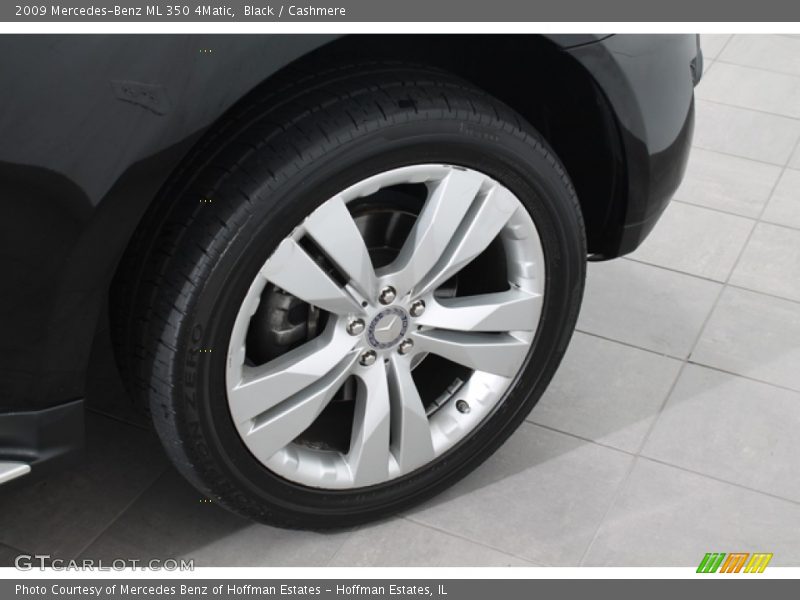 Black / Cashmere 2009 Mercedes-Benz ML 350 4Matic