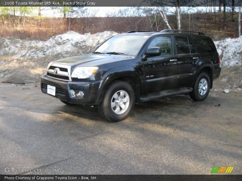 Black / Stone Gray 2008 Toyota 4Runner SR5 4x4