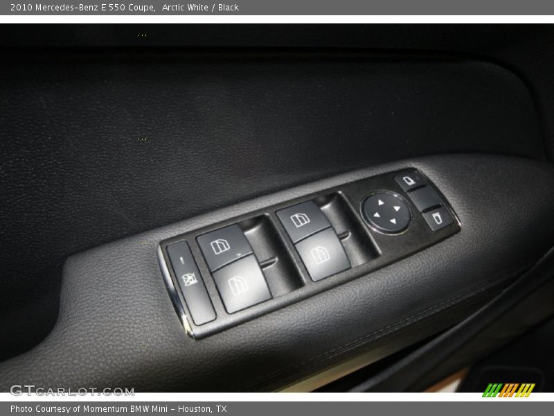 Arctic White / Black 2010 Mercedes-Benz E 550 Coupe