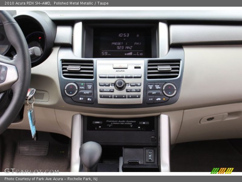 Controls of 2010 RDX SH-AWD