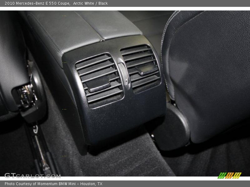 Arctic White / Black 2010 Mercedes-Benz E 550 Coupe