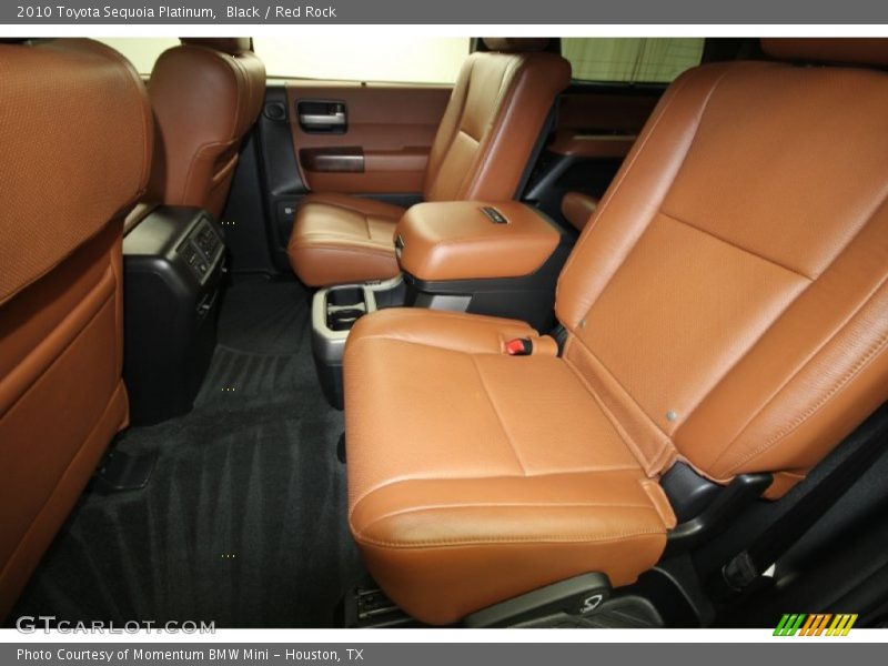 Black / Red Rock 2010 Toyota Sequoia Platinum