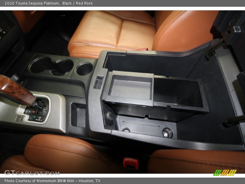 Black / Red Rock 2010 Toyota Sequoia Platinum