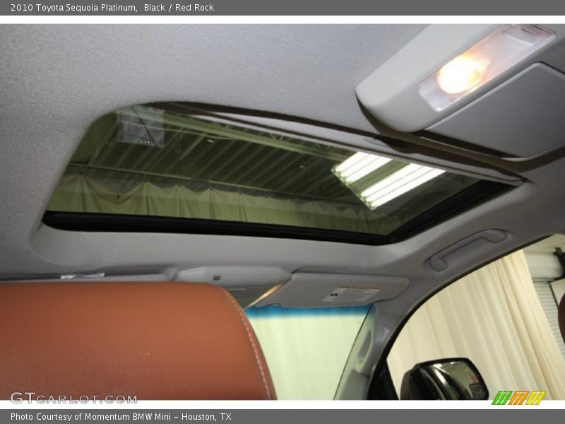 Black / Red Rock 2010 Toyota Sequoia Platinum