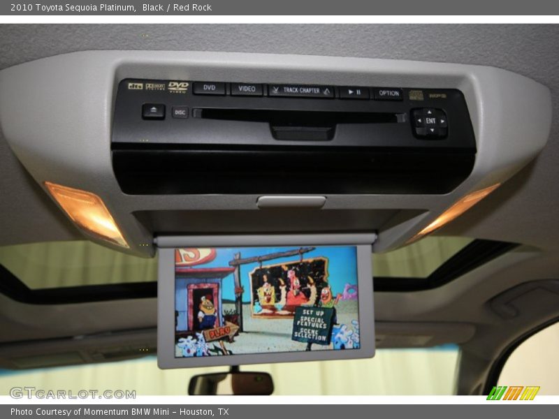 Black / Red Rock 2010 Toyota Sequoia Platinum