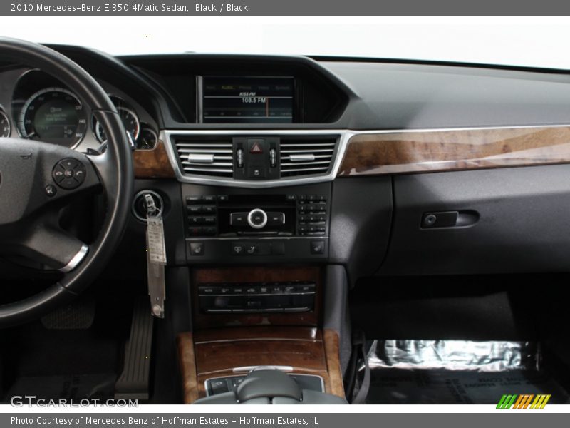 Black / Black 2010 Mercedes-Benz E 350 4Matic Sedan