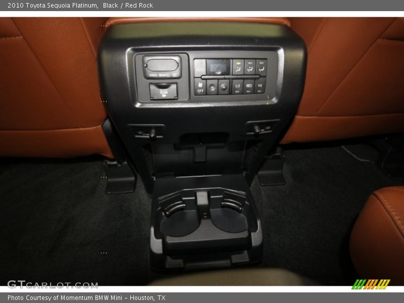Black / Red Rock 2010 Toyota Sequoia Platinum
