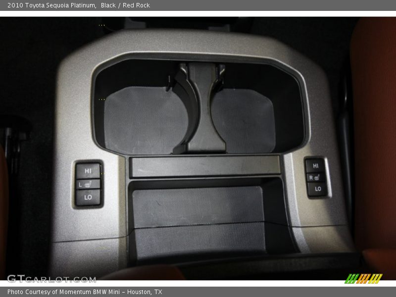 Black / Red Rock 2010 Toyota Sequoia Platinum