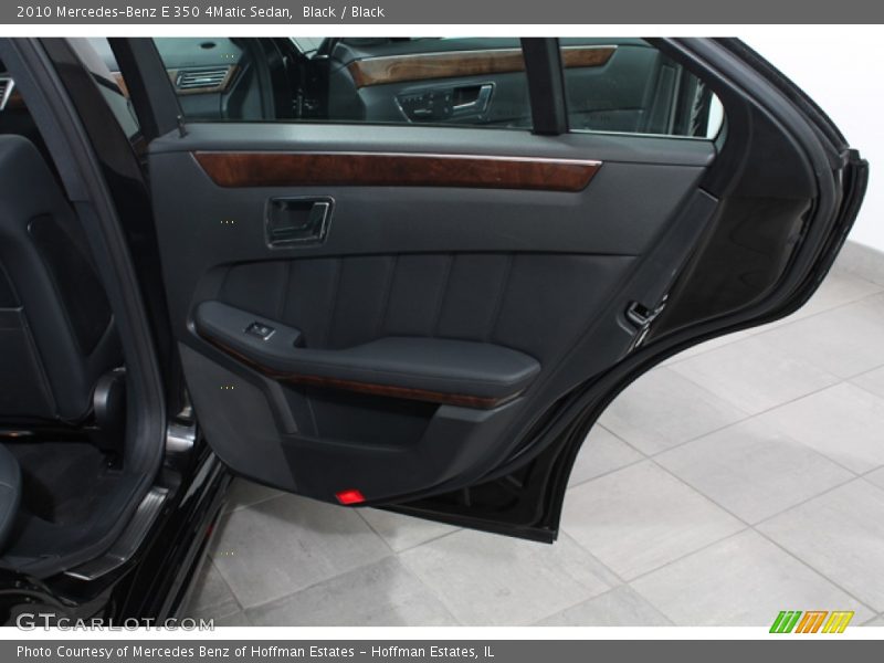 Black / Black 2010 Mercedes-Benz E 350 4Matic Sedan
