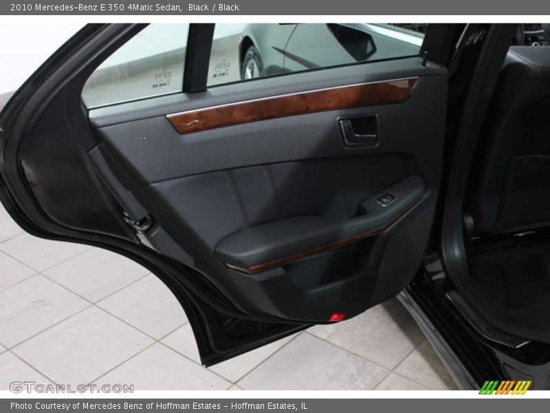 Black / Black 2010 Mercedes-Benz E 350 4Matic Sedan