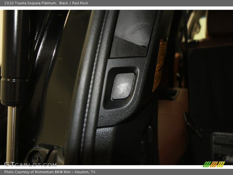 Black / Red Rock 2010 Toyota Sequoia Platinum