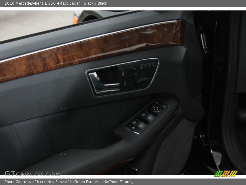 Black / Black 2010 Mercedes-Benz E 350 4Matic Sedan