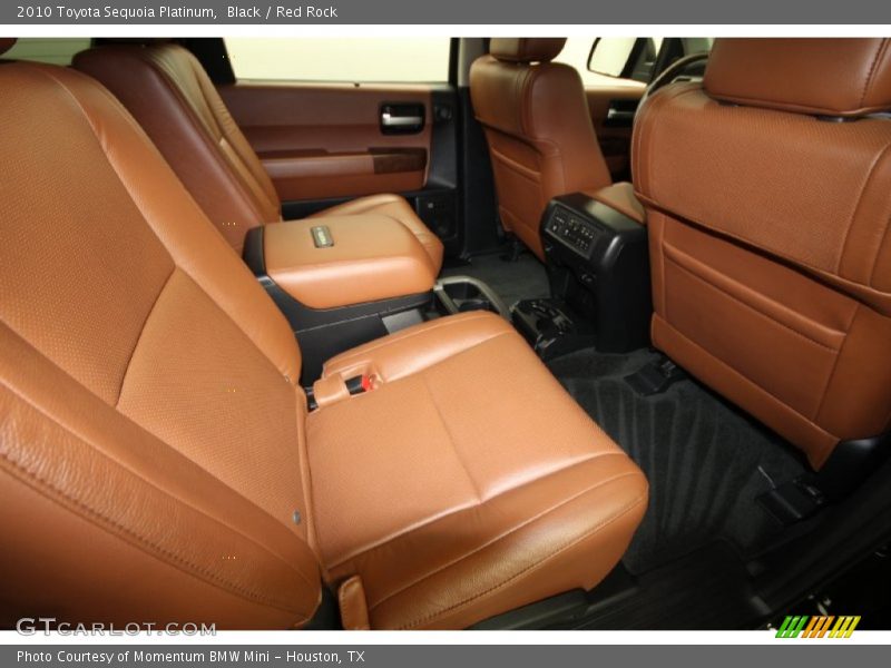 Black / Red Rock 2010 Toyota Sequoia Platinum