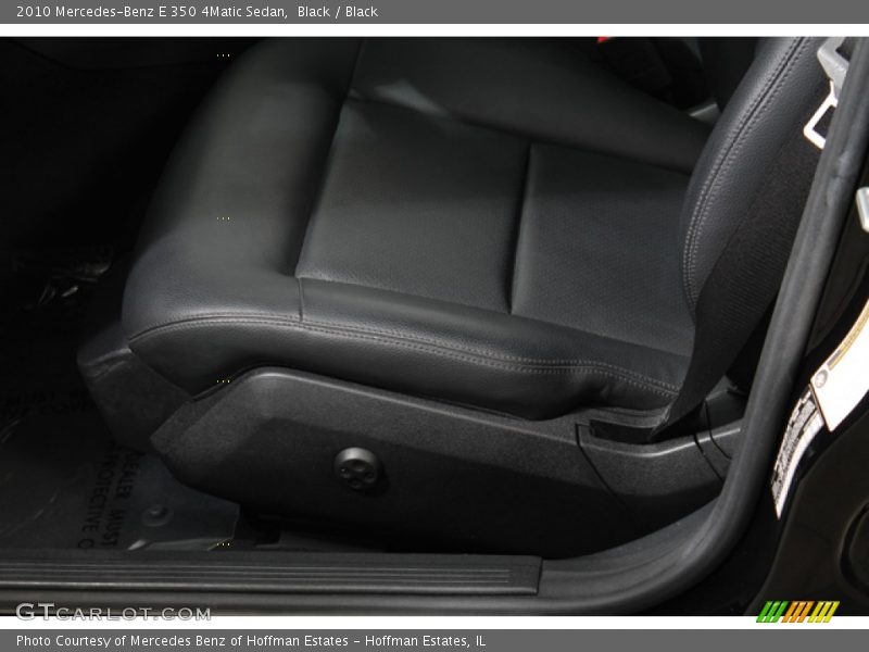 Black / Black 2010 Mercedes-Benz E 350 4Matic Sedan
