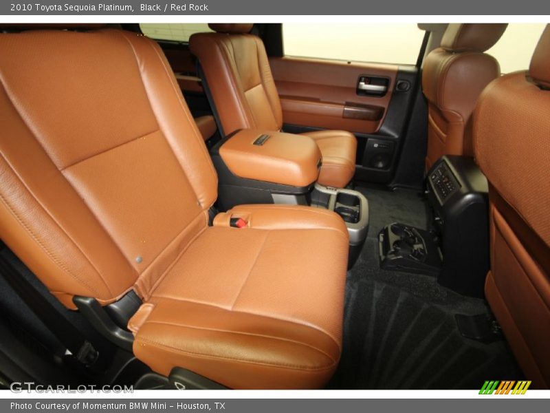 Black / Red Rock 2010 Toyota Sequoia Platinum