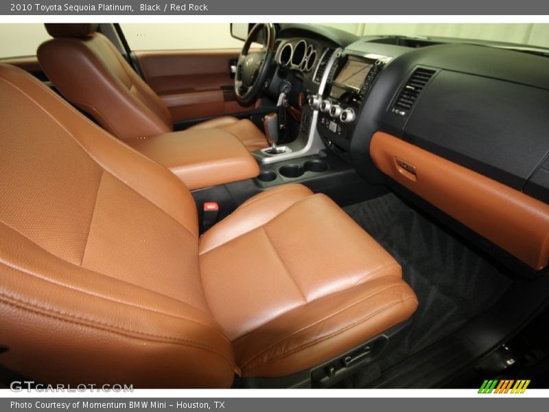 Black / Red Rock 2010 Toyota Sequoia Platinum