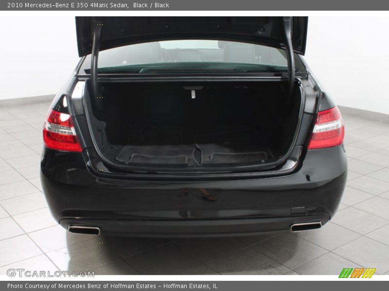Black / Black 2010 Mercedes-Benz E 350 4Matic Sedan
