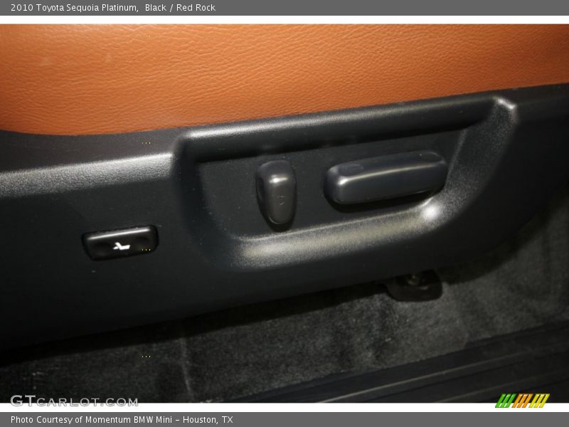 Black / Red Rock 2010 Toyota Sequoia Platinum