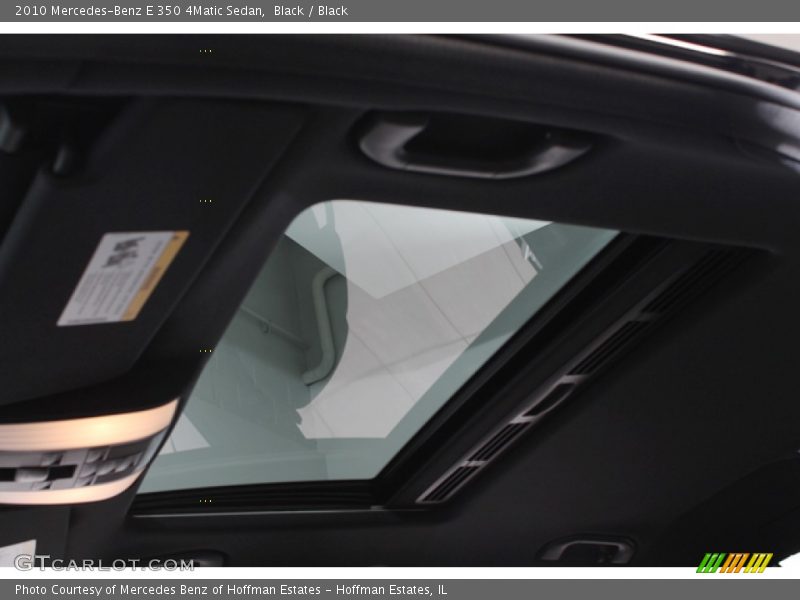 Black / Black 2010 Mercedes-Benz E 350 4Matic Sedan