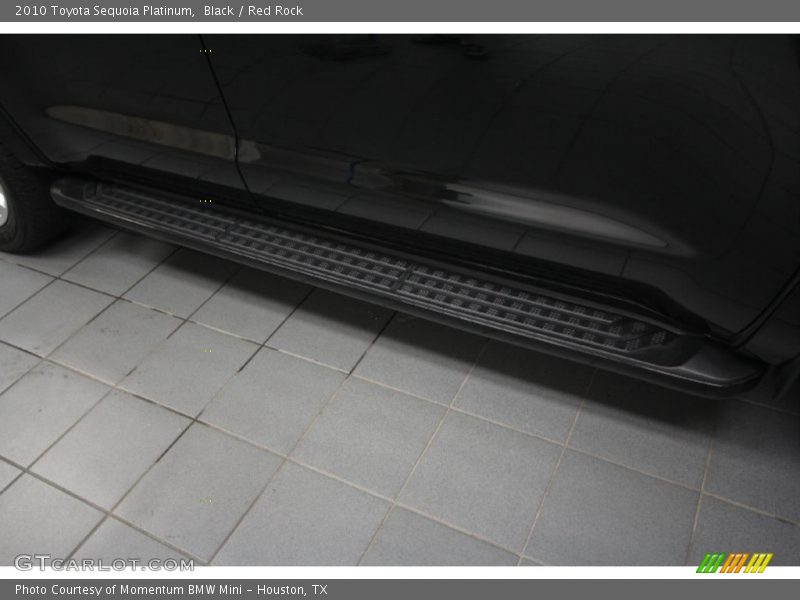 Black / Red Rock 2010 Toyota Sequoia Platinum