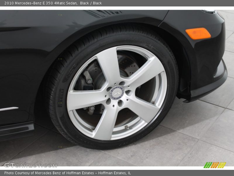 Black / Black 2010 Mercedes-Benz E 350 4Matic Sedan