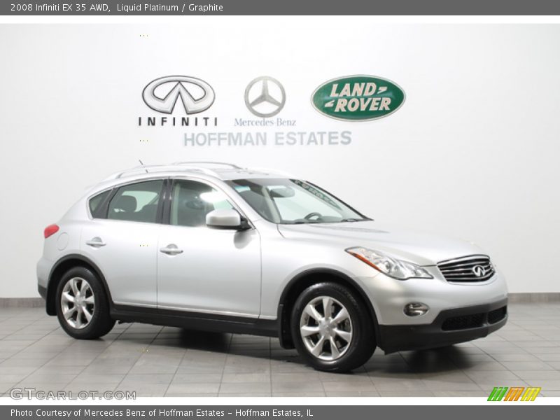 Liquid Platinum / Graphite 2008 Infiniti EX 35 AWD