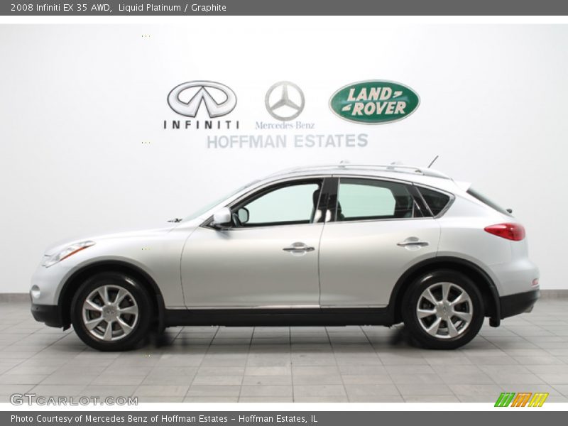 Liquid Platinum / Graphite 2008 Infiniti EX 35 AWD