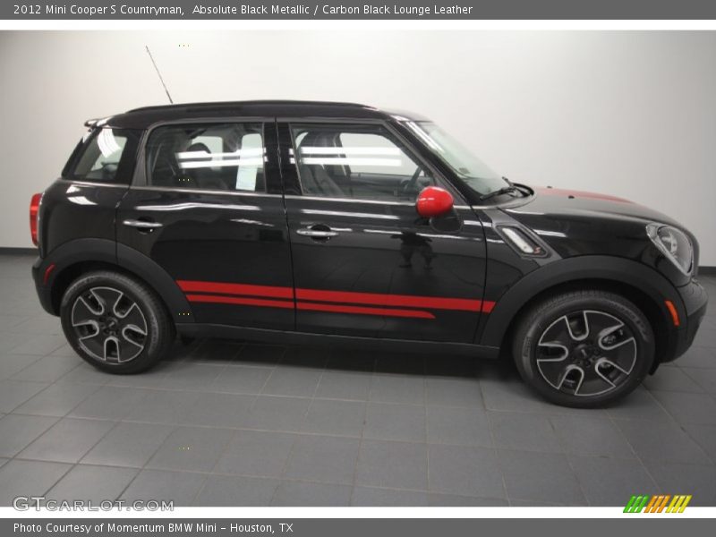 Absolute Black Metallic / Carbon Black Lounge Leather 2012 Mini Cooper S Countryman