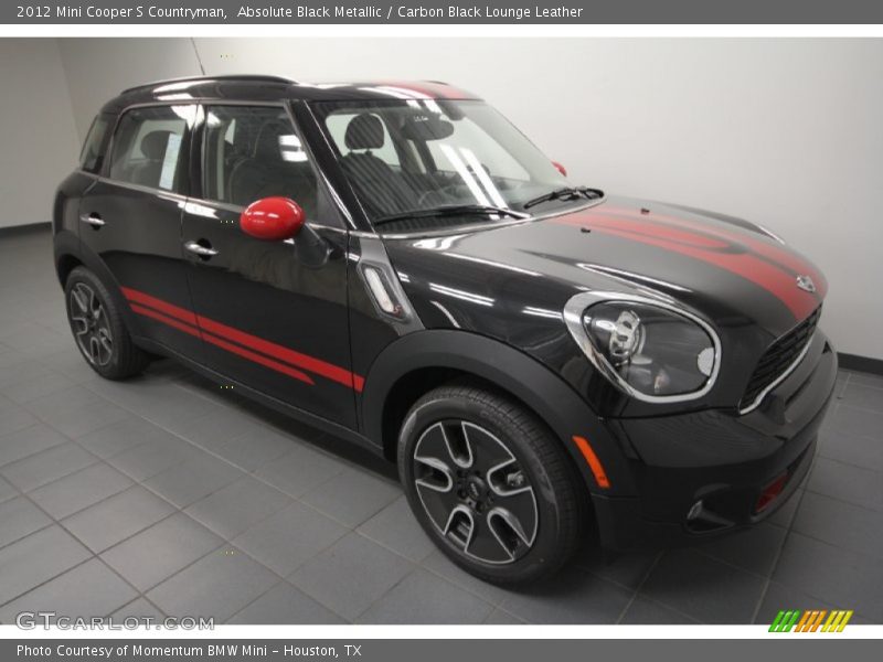 Absolute Black Metallic / Carbon Black Lounge Leather 2012 Mini Cooper S Countryman