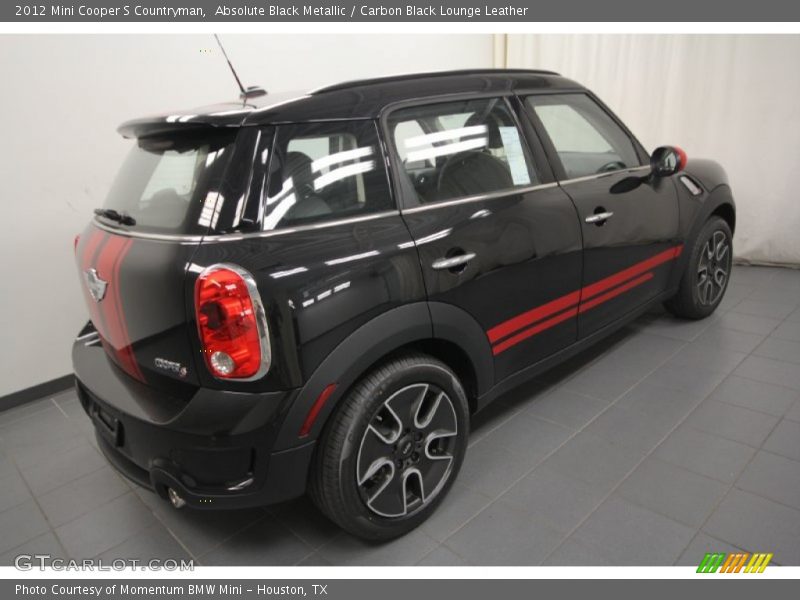 Absolute Black Metallic / Carbon Black Lounge Leather 2012 Mini Cooper S Countryman