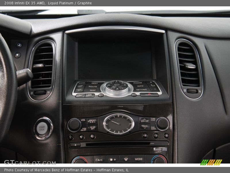 Controls of 2008 EX 35 AWD