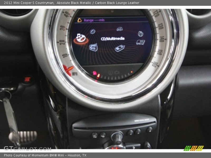 Absolute Black Metallic / Carbon Black Lounge Leather 2012 Mini Cooper S Countryman