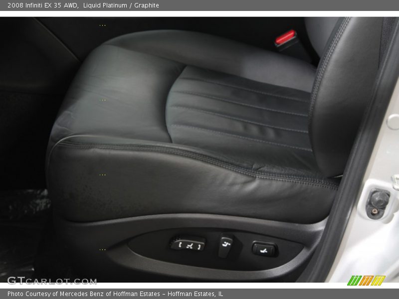 Front Seat of 2008 EX 35 AWD