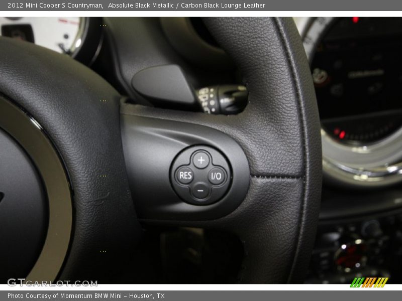Absolute Black Metallic / Carbon Black Lounge Leather 2012 Mini Cooper S Countryman