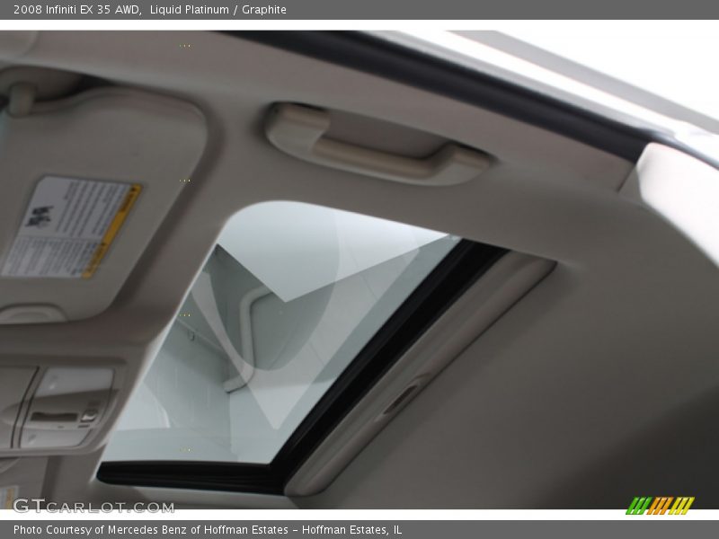Sunroof of 2008 EX 35 AWD