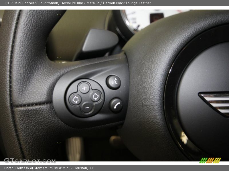 Absolute Black Metallic / Carbon Black Lounge Leather 2012 Mini Cooper S Countryman