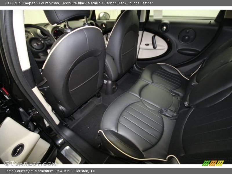 Absolute Black Metallic / Carbon Black Lounge Leather 2012 Mini Cooper S Countryman