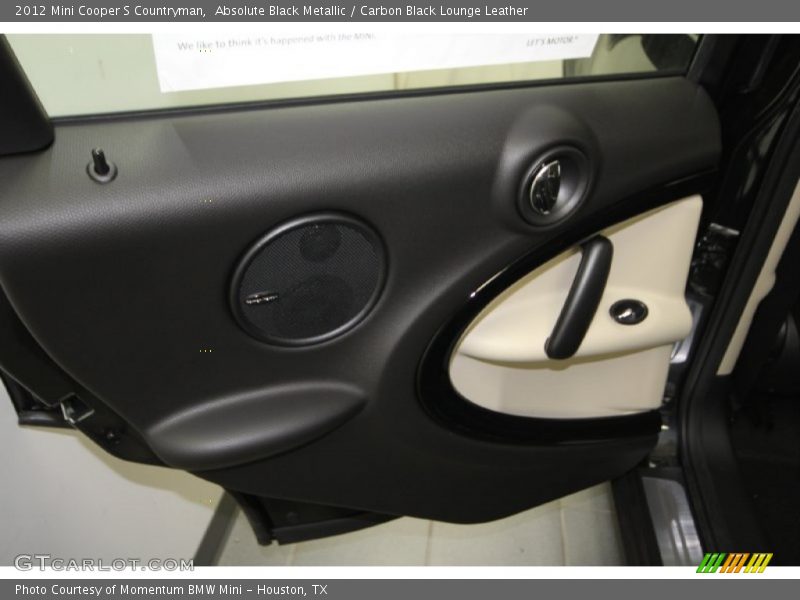 Absolute Black Metallic / Carbon Black Lounge Leather 2012 Mini Cooper S Countryman